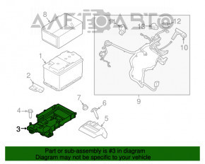 Palet pentru baterie Ford Edge 15-18