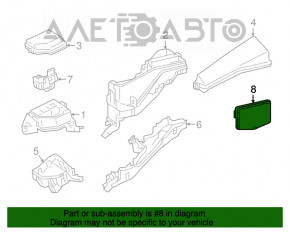 Blocul de lumină bloc de joncțiune Toyota Camry v55 15-17 SUA