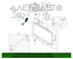 Корпус термостата Mazda 3 14-18 BM 2.0 АКПП