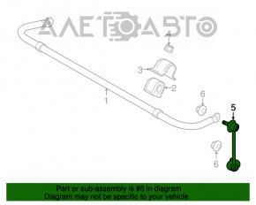 Bară stabilizatoare spate dreapta Mazda CX-9 16- AWD