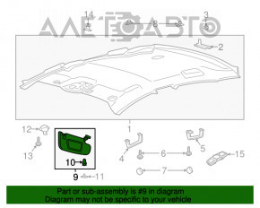 Capota stângă Lincoln MKZ 13-16 bej