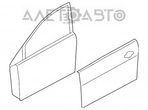 Ușă asamblată față dreapta Nissan Leaf 13-17