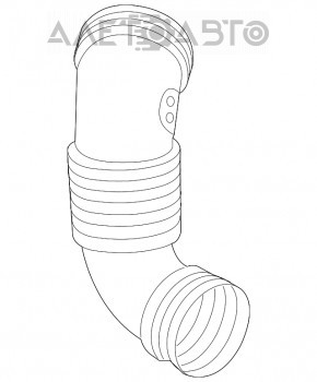 Воздуховод Fiat 500X 16-18 2.4