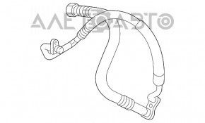 Conducta de aer condiționat condensator-compresor Fiat 500X 16-18 2.4