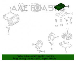 Amplificator Fiat 500X 16-