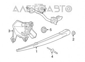 Harnasamentul spate al Jeep Renegade 15-