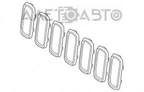 Grila radiatorului Jeep Renegade 15-18, set de inserții cromate, nou, neoriginal