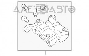 Suport spate stânga Jeep Renegade 15-