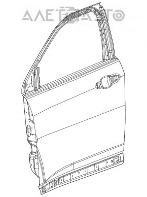 Дверь в сборе передняя правая Jeep Compass 17-