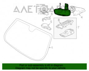 Oglindă interioară pentru Jeep Compass 17-