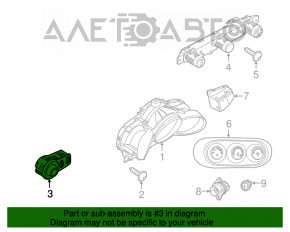 Controlul luminii Fiat 500X 16- fără PTF