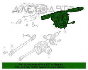 Comutatoarele de pe volan pentru chitara Jeep Compass 17-