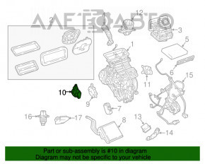 Actuatorul motorului care acționează încălzirea și aerul condiționat pentru Jeep Compass 17-