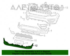 Buza bara fata Jeep Compass 17- nou, neoriginal