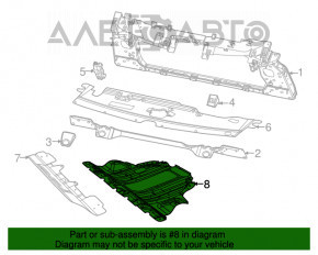 Protecția motorului Jeep Compass 17- nou non-original