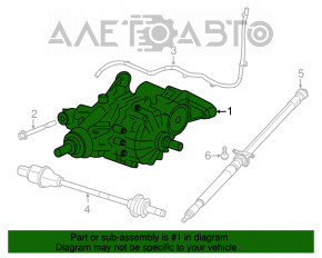 Задний дифференциал редуктор Jeep Compass 17- 70к