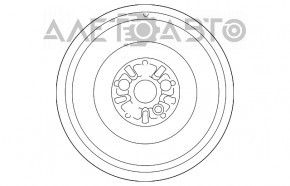 Roata de rezervă a mașinii Toyota Sienna 11-20 R17 155/80 se coboară pe disc.