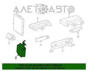 RECEIVER DOOR CONTROL Toyota Sienna 11-20