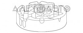 Spuma de polistiren pentru Chevrolet Cruze 11-15 este ruptă sub instrument.