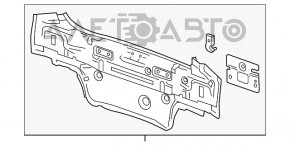 Panoul din spate al Chevrolet Cruze 11-15 4d