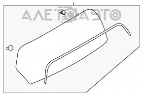 Geam spate portbagaj Nissan Versa Note 13-19