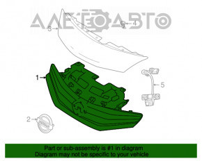 Решетка радиатора grill Nissan Versa Note 13-16 дорест без камеры