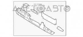 Накладка колени водителя Subaru Legacy 15-19 черн, царапины, без крышки