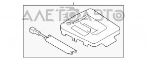 Накладка шифтера КПП Subaru Forester 14-18 SJ