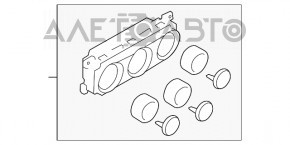 Управление климат-контролем Subaru Forester 14-18 SJ manual