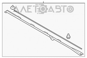 Порог правый Subaru Forester 14-18 SJ тычка