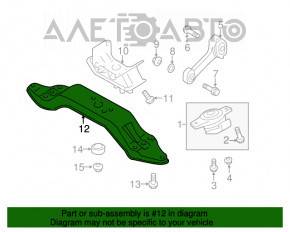 Suportul de pernă de cutie de viteze pentru Subaru Forester 14-18 SJ 2.5 automat