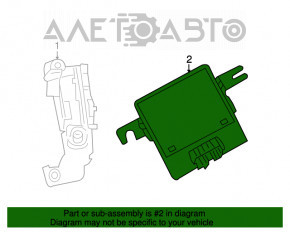 SUSPENSION CONTROL MODULE ECU Jeep Compass 11-16