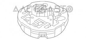 Пенопласт под инструмент Hyundai Santa FE Sport 13-18