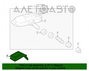 Monitorizarea presiunii anvelopelor TPMS Hyundai Santa Fe 13-18