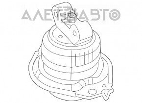 Pernele motorului dreapta Dodge Charger 11- 3.6