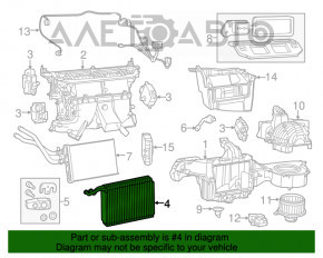 Испаритель Dodge Challenger 14-21 тип 2