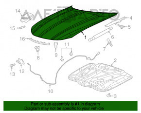 Moldura bara fata dreapta Dodge Durango 14-20 crom nou neoriginal.