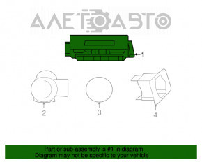 Parking Assist Module Dodge Charger 15-20 рест