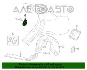 Capacul rezervorului de combustibil Dodge Charger 15-20 restul