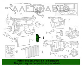 Amplifier assy, air conditioner Dodge Challenger 15-