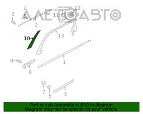 Capac usa spate stanga Infiniti QX50 19- zgarieturi frontale