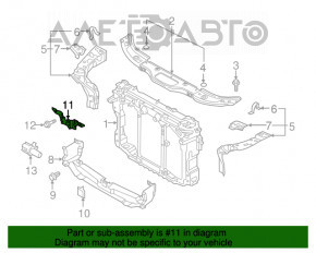 Кронштейн замка капота Mazda CX-9 16-