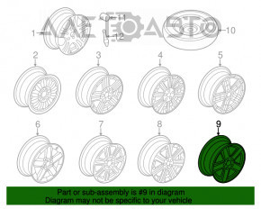 Комплект дисков R18 4шт Jeep Compass 11-16