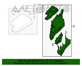 Blocul de siguranțe Mazda CX-5 13-16