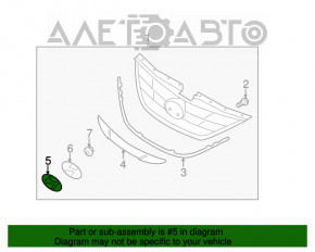 Emblema grilei radiatorului Hyundai Sonata 11-15