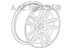 Roata de rezerva pentru Chevrolet Malibu 13-15 R17 125/70