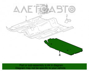 Protecție pentru podea dreapta Chevrolet Impala 14-20