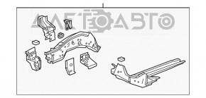 Четверть передняя левая Chevrolet Malibu 13-15 бордовая, с центральной стойкой, тычка