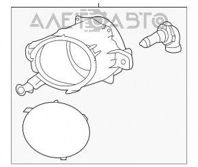 Противотуманная фара птф левая Chevrolet Malibu 13-15