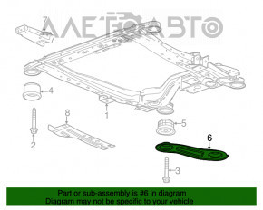 Capacul de bara spate stanga pentru Chevrolet Impala 14-20